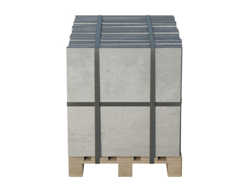 Concrete Slabs On Wooden Pallet 3D Модель
