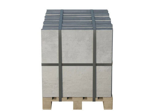 Concrete Slabs On Wooden Pallet 3D Model