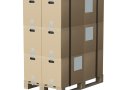 Cardboard Boxes On Pallet 3D Модель