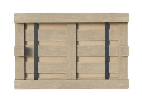 Cardboard Boxes On Pallet 3D Model