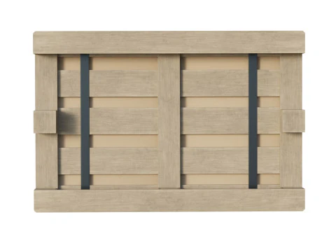 Scatole Di Cartone Su Pallet Modello 3D