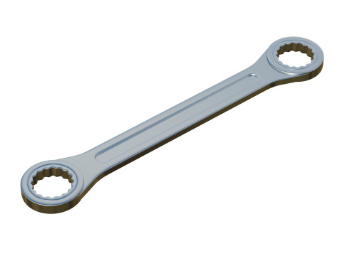 Silver Wrench Modelo 3D