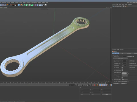 シルバーレンチ 3Dモデル