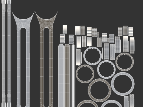 Silver Wrench 3D Model