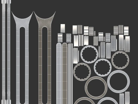 シルバーレンチ 3Dモデル