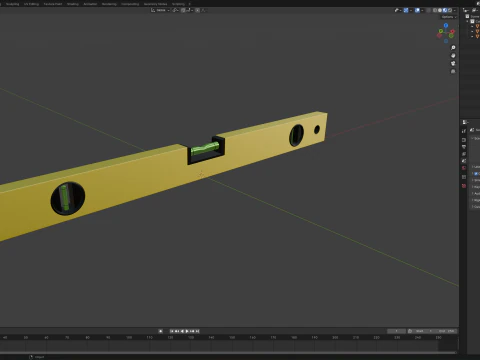 N&iacute;vel de bolha Modelo 3D