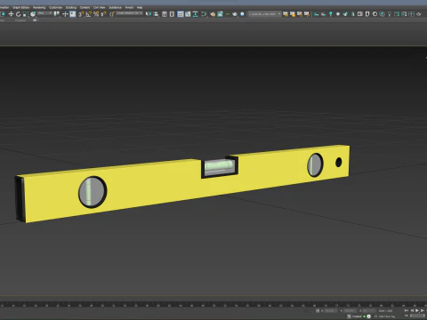 N&iacute;vel de bolha Modelo 3D