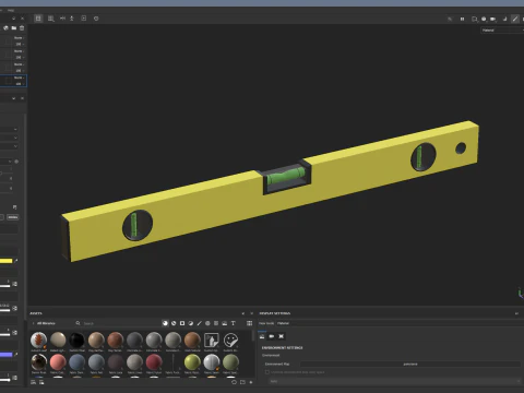 N&iacute;vel de bolha Modelo 3D