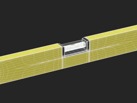 N&iacute;vel de bolha Modelo 3D