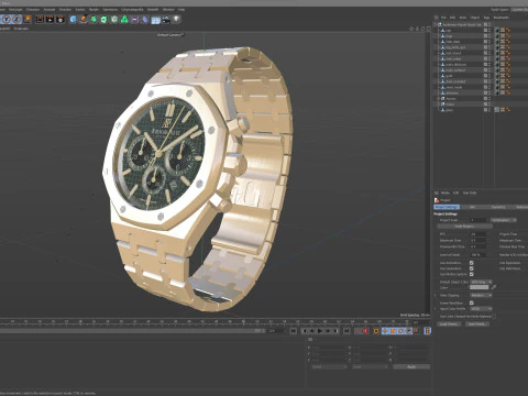Audemars Piguet Royal Oak 3D Model