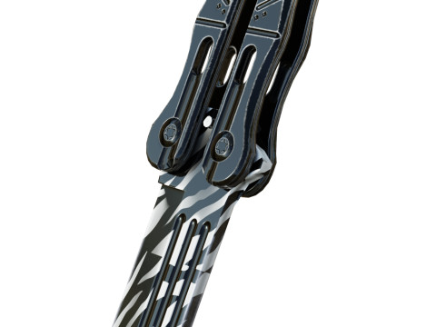 Butterfly Knife 3D Model