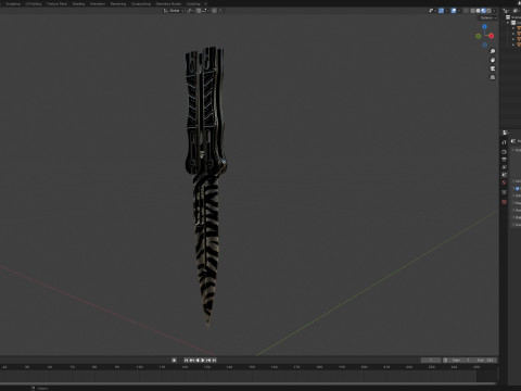 Butterfly Knife 3D Model