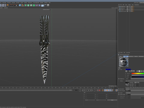 Butterfly Knife 3D Model