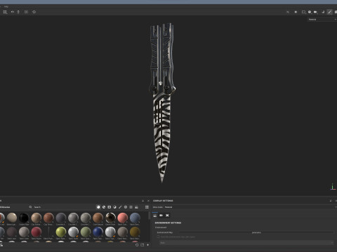 Butterfly Knife 3D Model