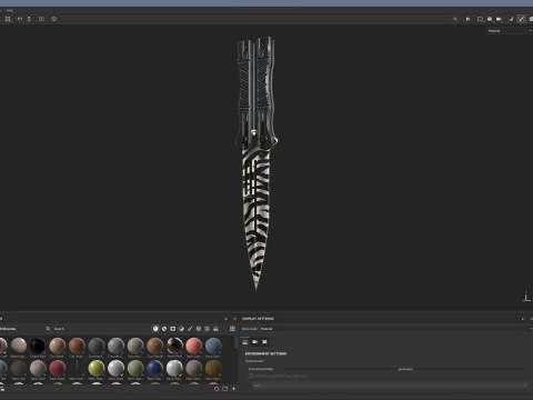 Butterfly Knife 3D Model