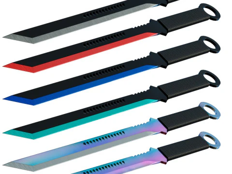 Spada tattica Modello 3D