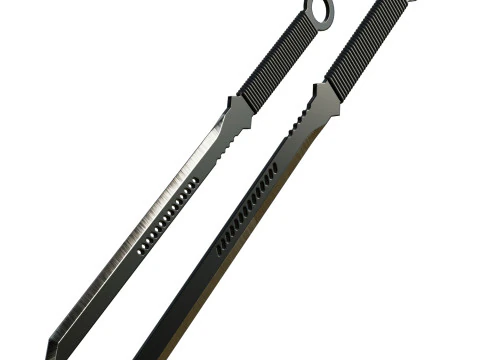 Spada tattica Modello 3D