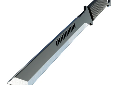 Spada tattica Modello 3D