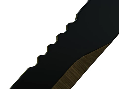 Spada tattica Modello 3D