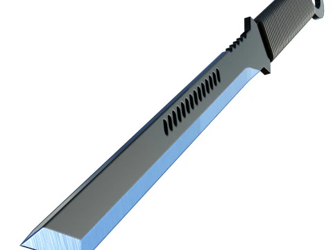 Spada tattica Modello 3D