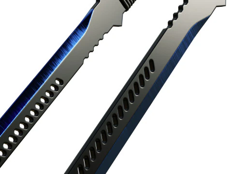 Spada tattica Modello 3D