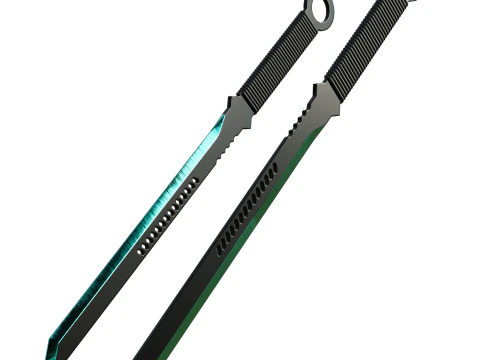 Spada tattica Modello 3D