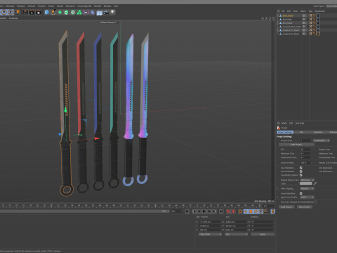 Tactical Sword Modelo 3D
