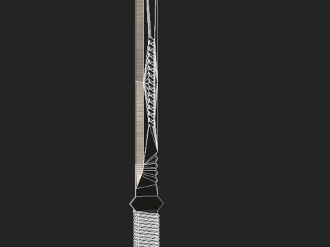 Tactical Sword Modelo 3D