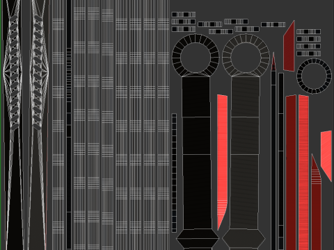 Tactical Sword Modelo 3D