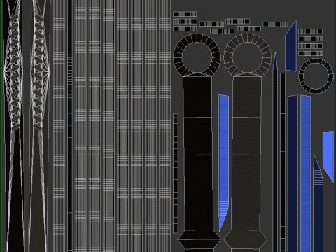 Tactical Sword Modelo 3D