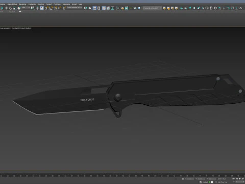 Cuchillo cazador Modelo 3D