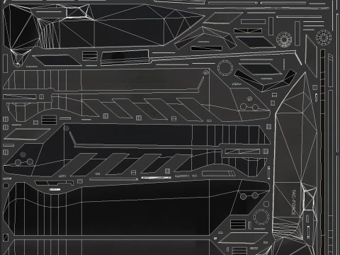 Cuchillo cazador Modelo 3D