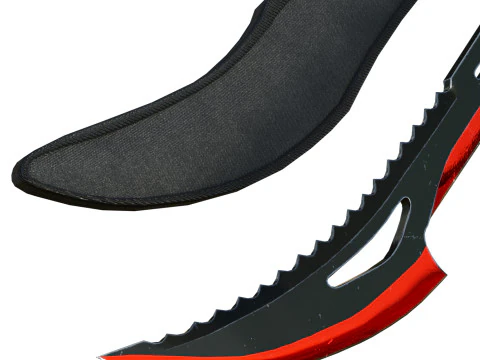 Spada fantasy tattica Snake Eye Modello 3D