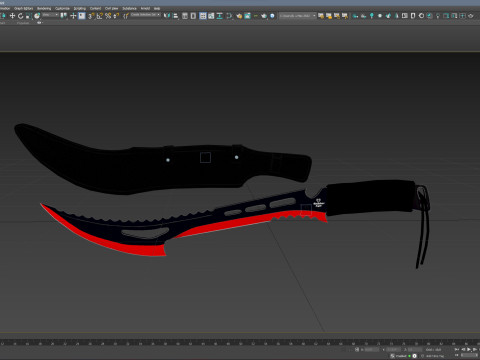 Snake Eye Tactical Fantasy Sword 3D Модель