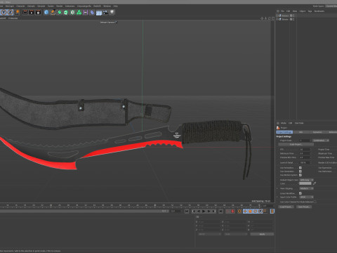 Snake Eye Tactical Fantasy Sword 3D Модель