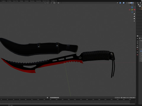 Snake Eye Tactical Fantasy Sword 3D Модель