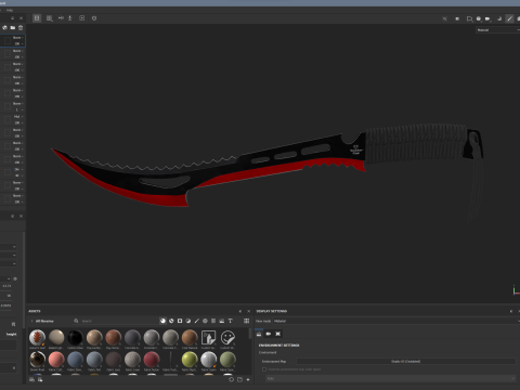 Snake Eye Tactical Fantasy Sword 3D Модель