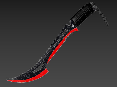Snake Eye Tactical Fantasy Sword 3D Модель