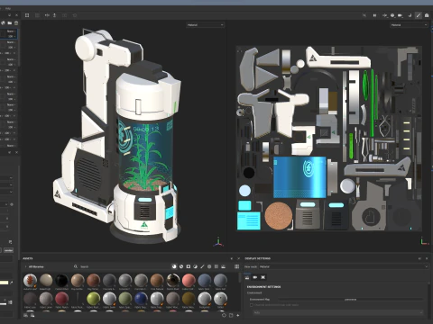 Sci-Fi Plant Container 3D Model