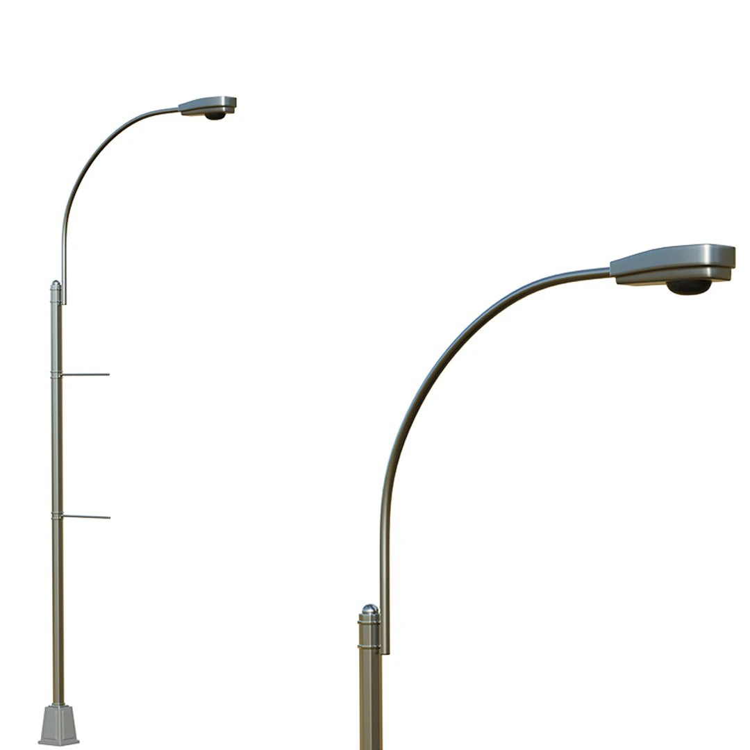 Lamp post 01 3D Model .c4d .max .obj .3ds .fbx .stl .blend 