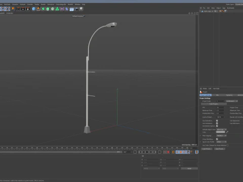 Lamp post 01 3D Model