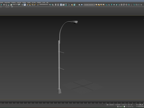 Lamp post 01 3D 모델