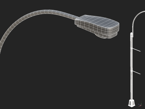 Lamp post 01 3D 모델