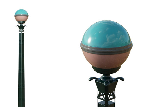 Lamp Post 02 Modelo 3D