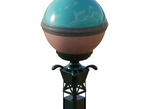 Lamp Post 02 Modèle 3D