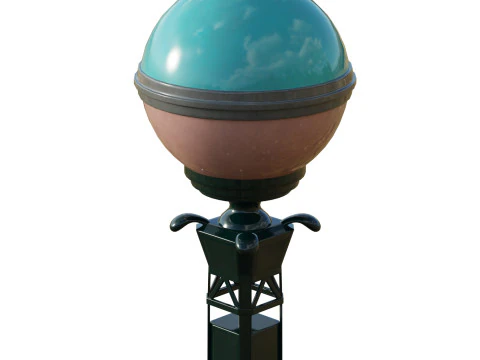Lamp Post 02 3D Model