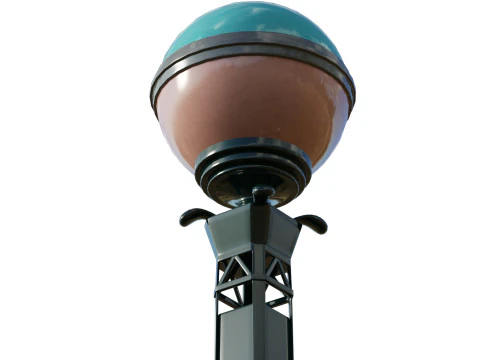 Lamp Post 02 3D Model
