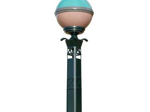 Lamp Post 02 3D Model