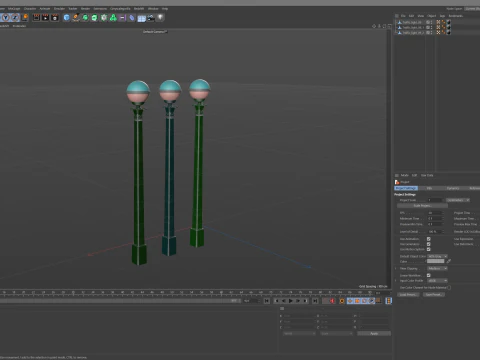 Lamp Post 02 3D Model