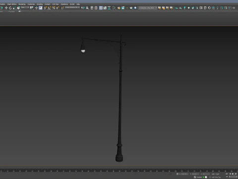 Lamp Post 03 3D Model
